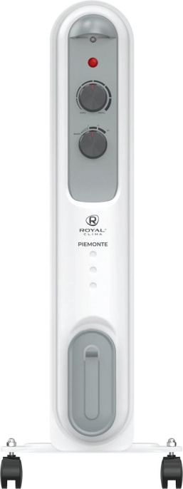 Масляный радиатор Royal Clima Piemonte ROR-P5-1000M, с терморегулятором, 1000Вт, 4 секций, 3 режима, белый