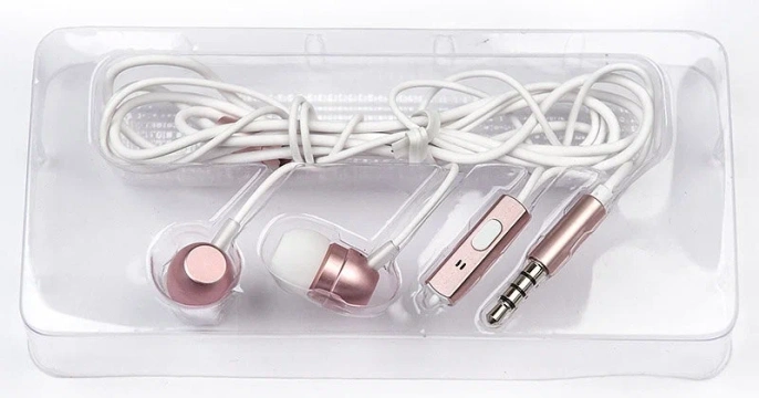 Наушники Dialog EP-F57 Pink шнур 1м