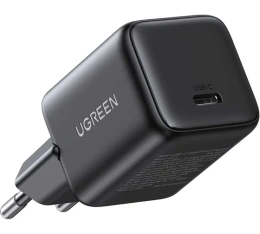 Сетевое зарядное устройство UGREEN X513 65007 30W USB-C GaN Fast Charger EU. Цвет: черный 65007_
