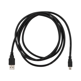 Bion Кабель интерфейсный USB 2.0 AM/miniBM 5P, позолоченные контакты, ферритовые кольца, 1.8 м, черный [BXP-CCP-USB2-AM5P-018]