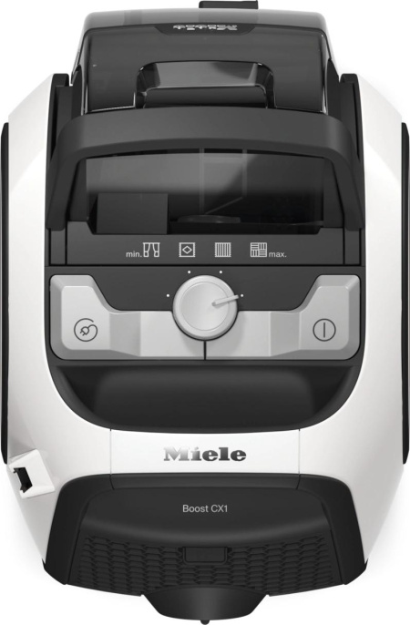 Пылесос Miele Boost CX1 125 Edition PowerLine Lotus, 890Вт, белый/черный [boost cx1 125 edition snrf3]