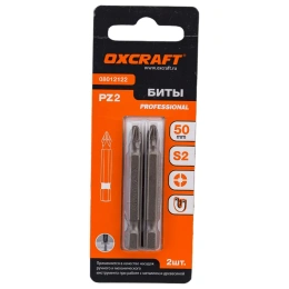 Биты OXCRAFT PZ 2x50 в упаковке 2шт 08012122