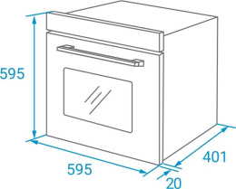 Духовой шкаф Электрический Weissgauff EOM 19 MB Edition черный