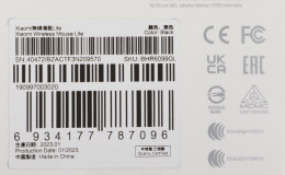 Мышь Xiaomi Wireless Mouse Lite, оптическая, беспроводная, USB, черный [bhr6099gl]