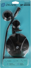 Микрофон Oklick MP-M009B,  черный [364286]