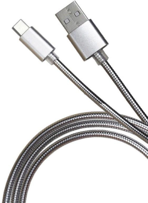 Кабель PREMIER 5-933M2 1.0S,  USB Type-C (m) -  USB (m),  1м,  серебристый