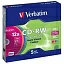 Verbatim Диски CD-RW 8-12x 700Mb 80min (Slim Case, 5 шт.) [43167]