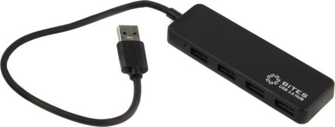 5bites HB34-310BK Концентратор 4*USB3.0 / USB PLUG / BLACK