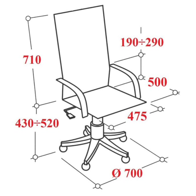 Кресло МЕТТА Metta y4dt b2-15d - ym93+infinity+carbon z252343324