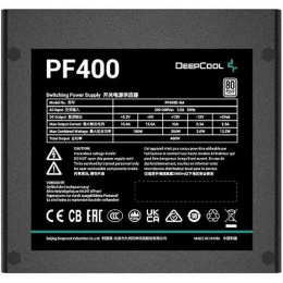 Блок питания Deepcool ATX 400W PF400 80 PLUS 24+2x 4+4 pin APFC 120mm fan 6xSATA RTL