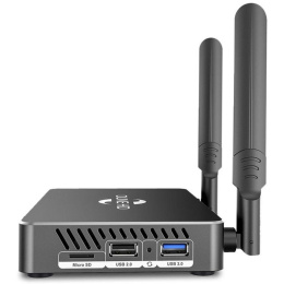 Медиаплеер/ Mediaplayer Dune HD Pro 8K Plus: 8K/60 Hz/Dolby Vision/HDR10+/HDR, CPU Amlogic S9284-K/J, RAM 8 Gb, Flash 64 Gb, 1xUSB3.0, 1xUSB2.0, LAN 1000Mb/s, WiFi 802.11ax, BT 5.2, HDMI 2.1a, S/PDIF, Audio Out miniJack, BT+Voice Remote Control, Android (