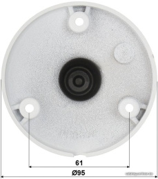Кронштейн Dahua DH-PFB110W для камер видеонаблюдения, настенный, нагрузка до 1кг, цвет белый