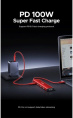 Хаб UGREEN CM478 75325 5-in-1 USB-C PD 100W&USB-A 3.0&2*USB-A 2.0&HDMI 4K30Hz. Цвет: красный (75325_)