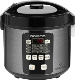 Мультиварка Polaris PMC 0593AD,  770Вт,   серебристый/черный