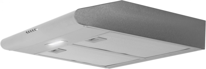 Вытяжка козырьковая Hyundai HFH 6130 IX нержавеющая сталь управление: кнопочное 1 мотор