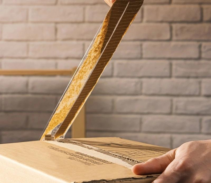 Клейкая лента канцелярская Deli EA699 прозрачная шир.48мм дл.90м 45мкр