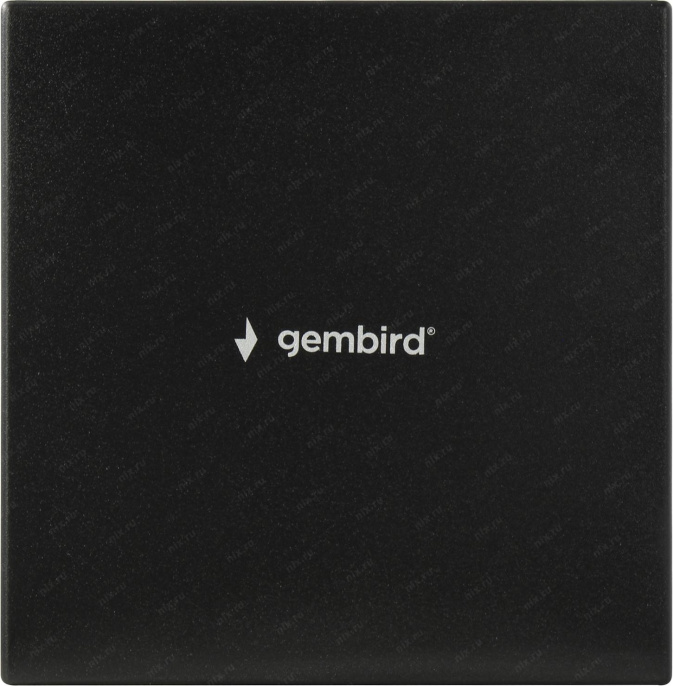 DVD±RW привод Gembird Внешний DVD-USB-02 USB 2.0 пластик, черный (099240)