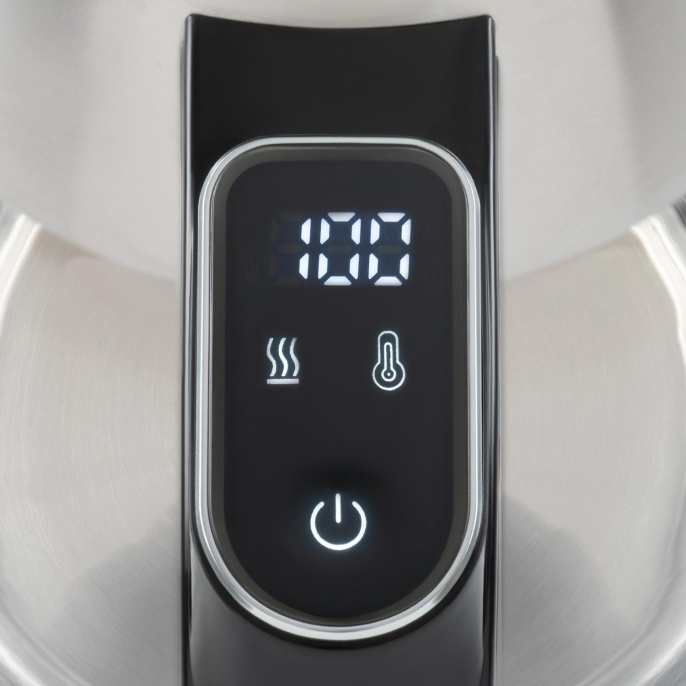 Чайник электрический Rondell RDE-1004, 1.7л, стекло/металл