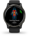 Смарт-часы Garmin Venu 2 33мм 1.3" AMOLED корп.черный рем.черный разм.брасл.:135-200мм 010-02430-11