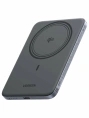 Внешний аккумулятор UGREEN PB580 75984B MagFlow Air Ultra-Slim Magnetic 5000mAh Wireless 15W Power Bank. Цвет: серый космос