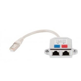 Cablexpert NCA-SP-01A Разветвитель NCA-SP-01A UTP 1 порт RJ45 T568A/T568B - 2 порта RJ45 10/100 BASE-T