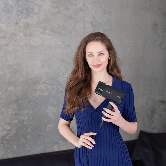 Фен Scarlett SC-HD70I37, 1900Вт, черный