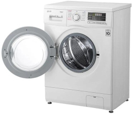 Стиральная машина LG F1296CDS0X, с фронтальной загрузкой, 6кг, 1200об/мин, с паром, с сушкой, инверторная