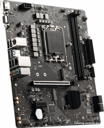 Материнская плата MSI PRO H610M-B Soc-1700 H610 PCI-Ex16 PCI-Ex1 M.2 1GbE LAN 2xARGB+RGB 2xDDR5 5600MHz HDMI+DP mATX RTL