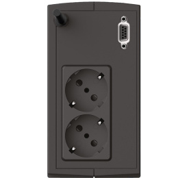 Источник бесперебойного питания/ UPS Сайбер Электро СТАРТ ПЛЮС-700ВА-ЕВРО Линейно-интерактивный 700ВА/360Вт. RS-232 2 EURO 12В /5Ач.