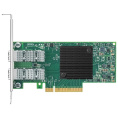 Плата сетевого контроллера Mellanox MCX4121A-ACAT PCI Express x8, низкопрофильная карта, Ethernet 25 Гбит/с, 2хSFP28, 802.1p, зеленый