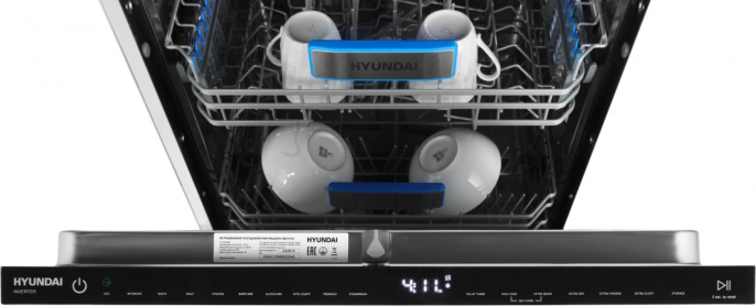 Посудомоечная машина встраив. Hyundai HBD 6105 2100Вт полноразмерная нержавеющая сталь инвертор