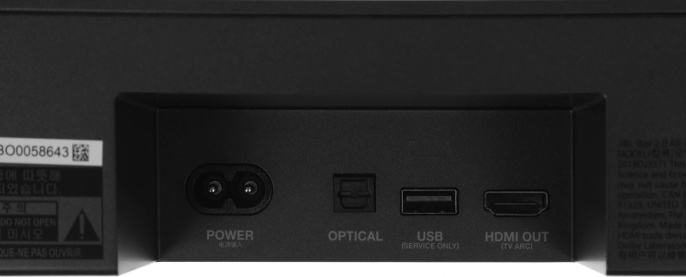 Саундбар JBL Bar 2.0 All-In-One MK2 2.0 80Вт черный (22323046)
