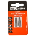 Бита HEX4 (2 шт, 25 мм) REDVERG 6623489