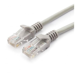 Патч-корд UTP GEMBIRD/CABLEXPERT 5e, 7.5м, литой, многожильный, серый (PP12-7.5M)