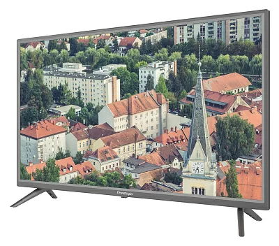 Телевизор LED Prestigio 32" PTV32SN04ZCISML серебристый HD READY 50Hz DVB-T DVB-T2 DVB-C DVB-S DVB-S2 USB (RUS)