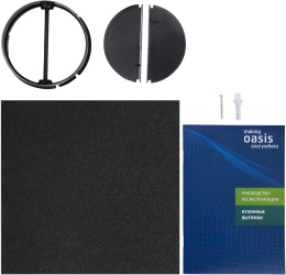 Вытяжка козырьковая OASIS PO-60W, управление кнопочное, белый