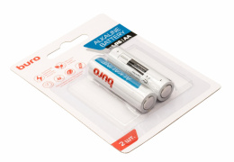 Батарея Buro Alkaline LR6 AA (2шт) блистер