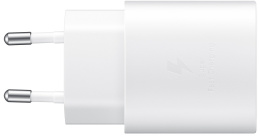 Сетевое зарядное устройство Samsung EP-TA800 белый EP-TA800NWEGEU супербыстрая зарядка, 25W, USB Type-C, 3 A, 100-240 V