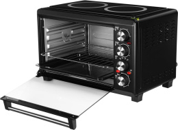 Мини-печь Hyundai MIO-HY086 38л. 1600Вт черный