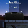 Портативная колонка Tronsmart Mirtune S100 Синий (беспроводная, Bluetooth 5.3, IPX7, водонепроницаемая, частотный диапазон: 50-20000 Гц, время зарядки: 4.5 часов)