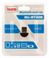 Bluetooth адаптер Buro BU-BT40B BT 4.0+EDR class 1.5, USB, 20м, черный