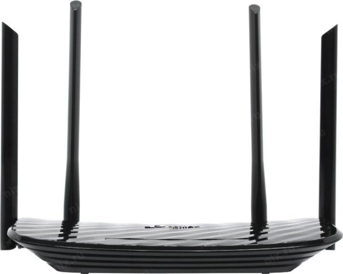 Wi-Fi роутер TP-LINK ARCHER C6,  Wi-Fi 5,  AC1200,  2.4/5ГГц, 4 LAN,  черный