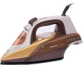 Утюг Panasonic NI-DTC555ATW,  с паровым ударом,  2400Вт,  с автоотключением,  сандаловый
