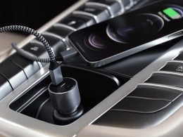 Автомобильное зарядное устройство Satechi 40W Dual USB-C Car Charger. Цвет: Серый космос ST-U2C40CCM