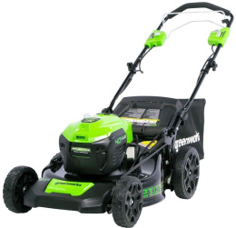 Greenworks GD40LM46SPK4 Газонокосилка аккумуляторная, 40V, 46см, самоходная, бесщеточная, c 1хАКБ 4 Ач и ЗУ [2506807UB]