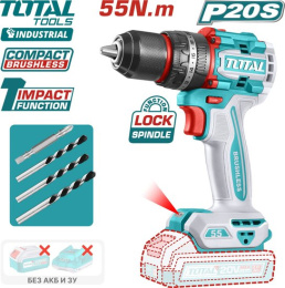 Дрель-шуруповерт ударная TOTAL TIDLI205581