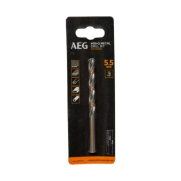 Сверло по металлу HSS-G (5.5х57х93 мм) AEG AAKHSSG055 4932479311