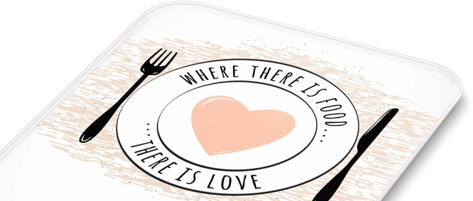 Весы кухонные BEURER KS19 Love,  рисунок