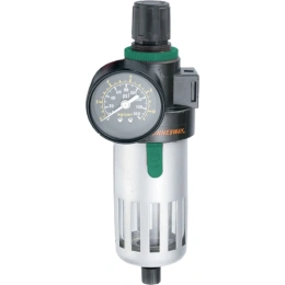 Фильтр влагоотделитель Jonnesway JAZ-0533 с регулятором давления для пневмоинструмента 3/8" 47508