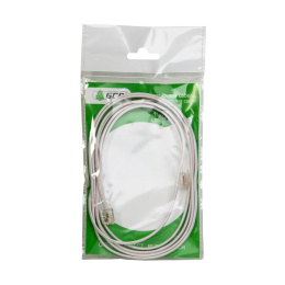Greenconnect Телефонный шнур удлинитель для аппарата 3.0m GCR-TP6P4C-3.0m, 6P4C джек 6p4c - jack 6p4c белый